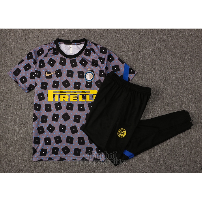Chandal del Inter Milan Manga Corta 2021-2022 Gris